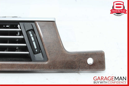 10-13 Mercedes W212 E350 Dashboard Dash AC A/C Air Vent Left Trim Wood OEM