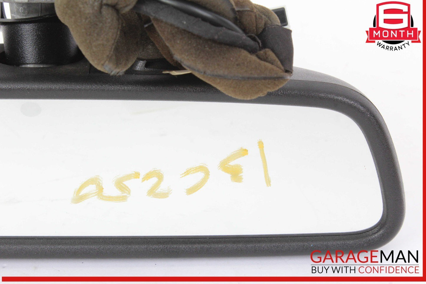 08-14 Mercedes W204 C250 C300 C63 AMG Top Upper Rear View Mirror Black OEM