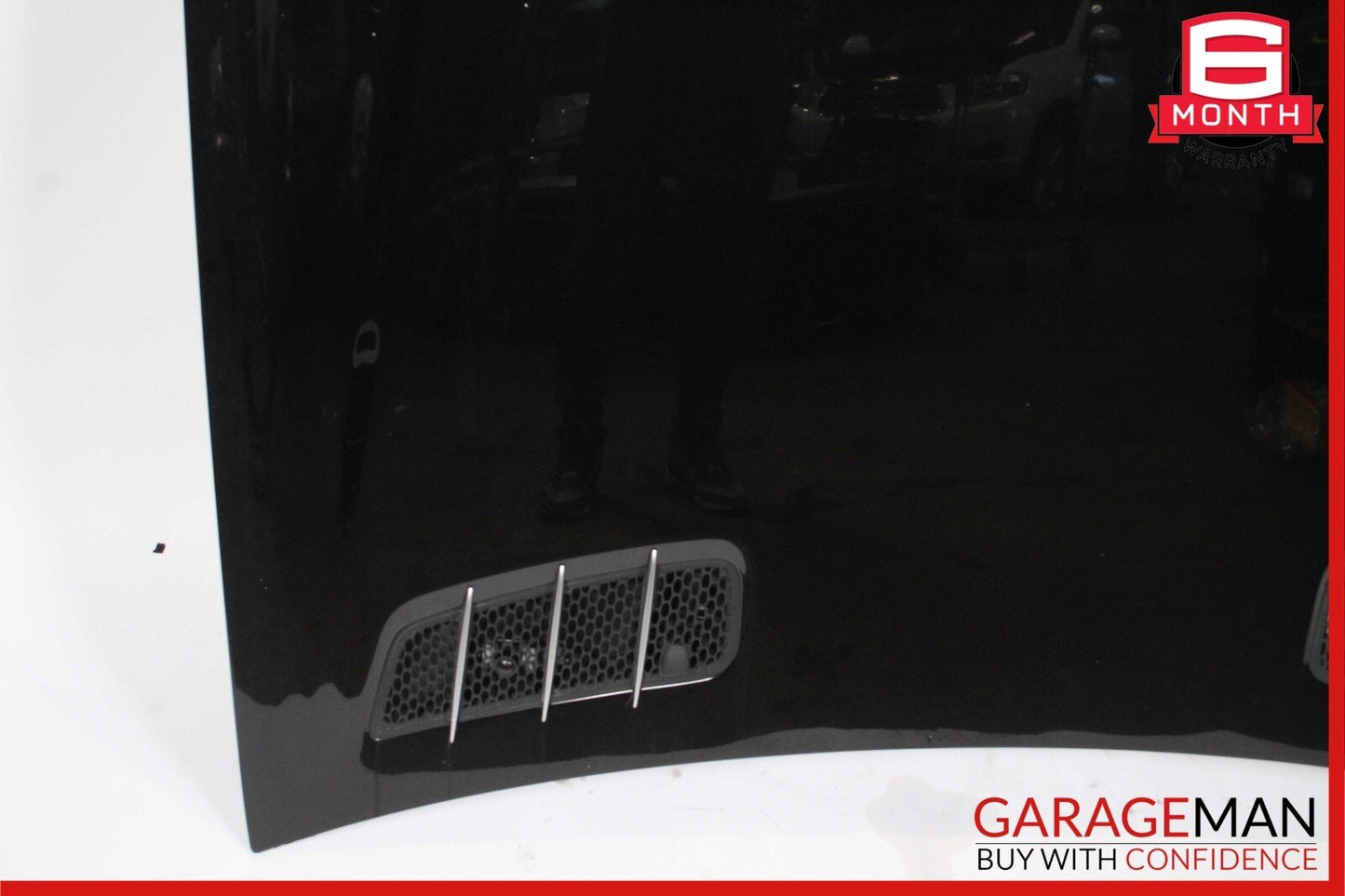 03-08 Mercedes R230 SL500 SL600 Front Hood Bonnet Cover Panel Assembly Black OEM