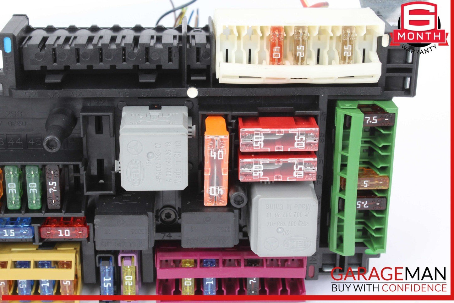 10-18 Mercedes W212 E350 E400 Rear SAM Fuse Box Relay Control 2129009722 OEM