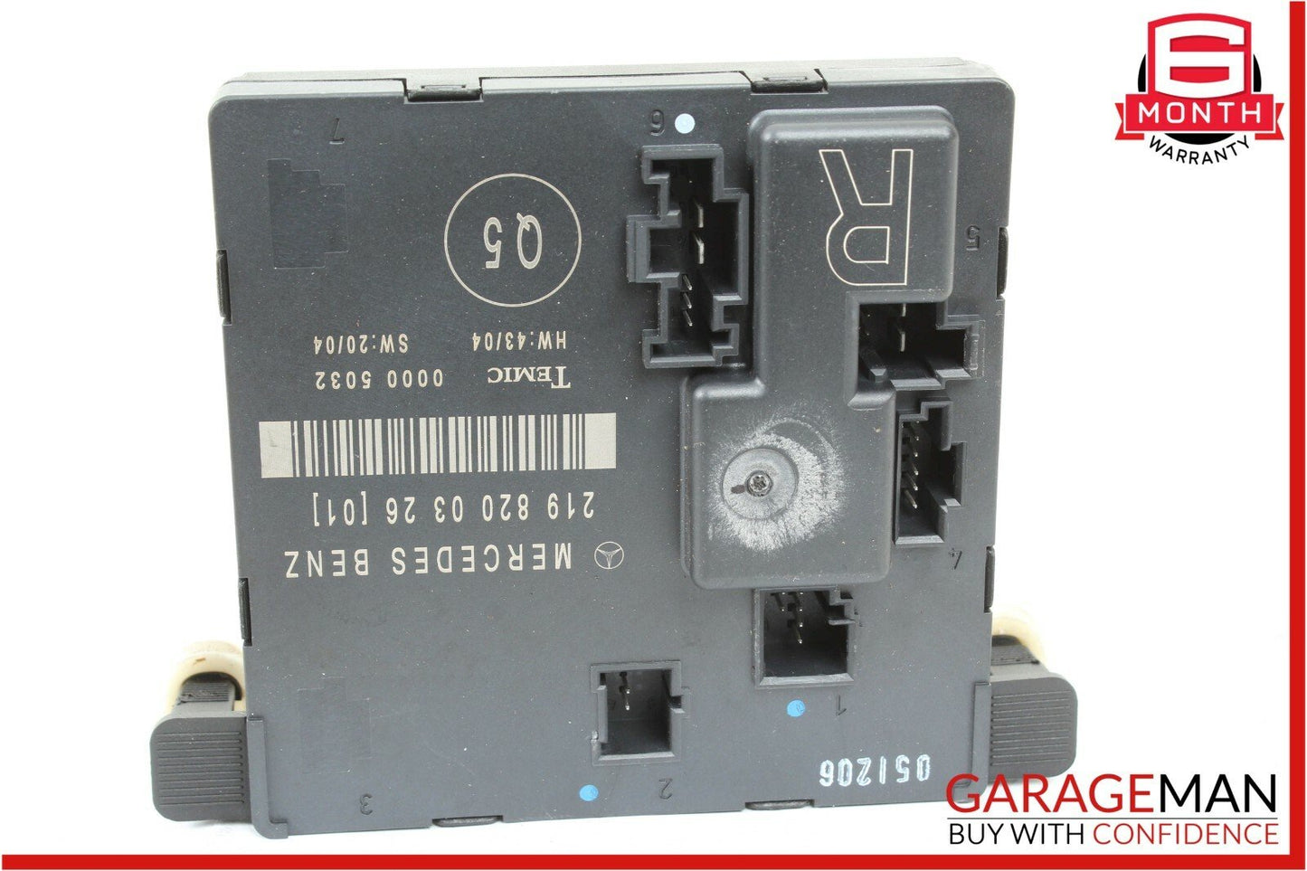 06-11 Mercedes W219 CLS500 Rear Right Passenger Side Door Control Module