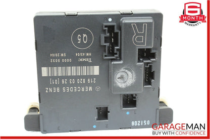 06-11 Mercedes W219 CLS500 Rear Right Passenger Side Door Control Module