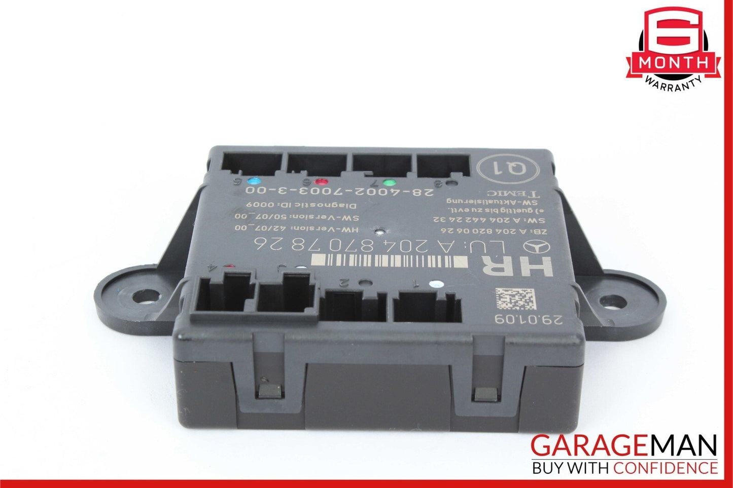 08-18 Mercedes W204 C300 C350 GLK350 Rear Right Side Door Control Module Unit