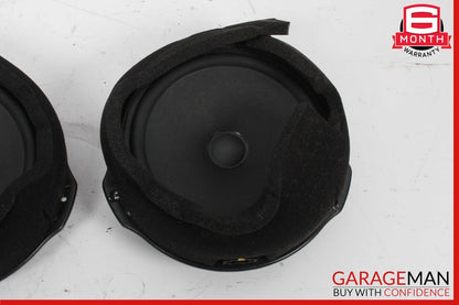 08-18 Mercedes W204 C300 E350 Rear Left & Right Door Audio Sound Speakers Set