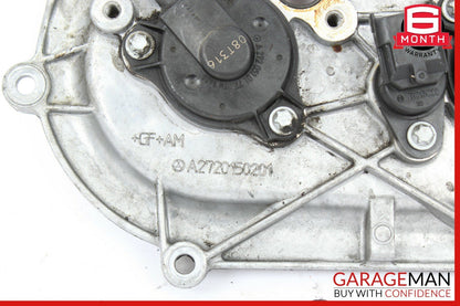 06-10 Mercedes W221 S550 Front Left Engine Timing Chain Cover Plate OEM