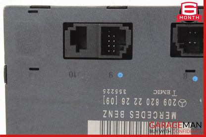 03-09 Mercedes W209 CLK500 CLK55 AMG Door Control Module Right Passenger OEM