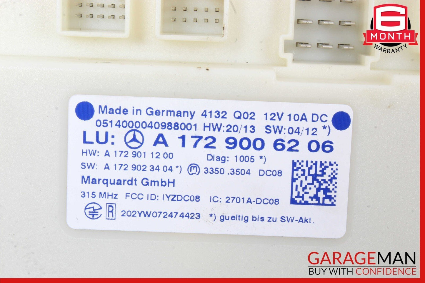 10-15 Mercedes W218 CLS550 C300 Keyless Go Entry Control Module 1729007900 OEM