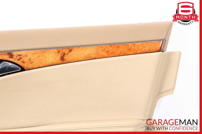 07-09 Mercedes W211 E350 Front Right Side Interior Door Trim Cover Panel Brown