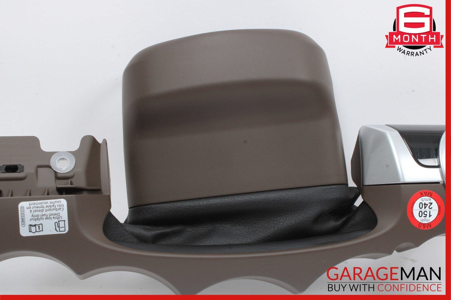11-18 Porsche Cayenne 958 S Steering Column Dash Trim Cover Panel Brown OEM
