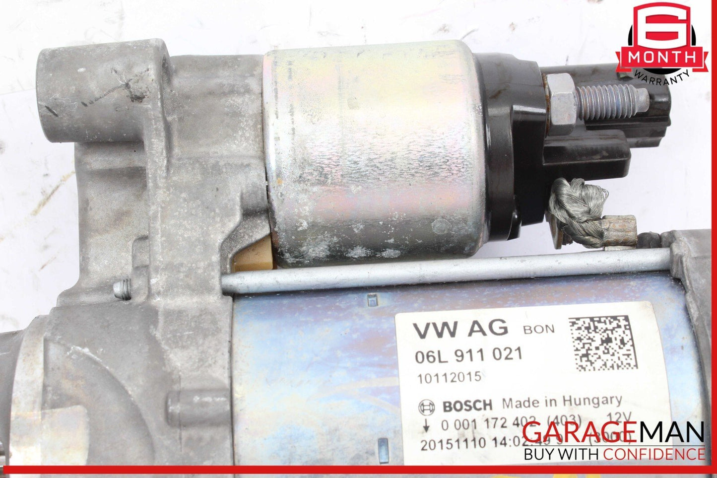 17-20 Audi A4 Engine Motor Starter Bosch 06L911021 OEM