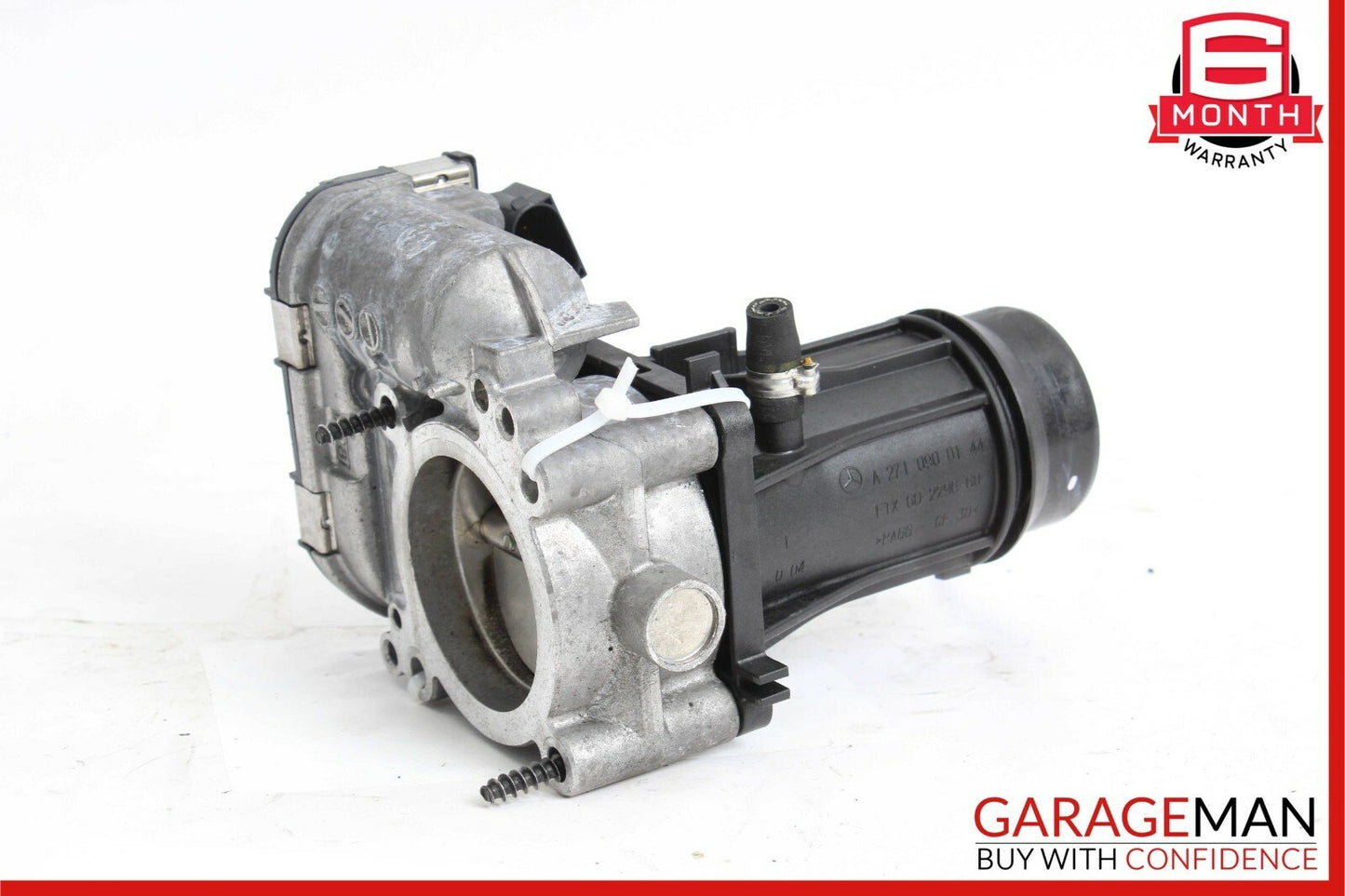 12-14 Mercedes W204 C250 1.8L Air Intake Pipe Hose w/ Pressure Sensor Assembly