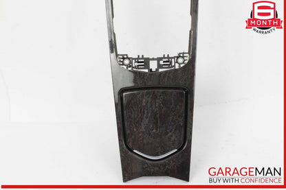 10-16 Porsche Panamera 970 Front Center Console Shifter Bezel Ash Tray Wood OEM