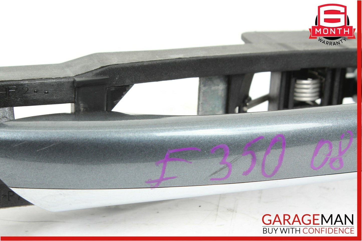 03-09 Mercedes W211 E350 Rear Right Passenger Exterior Door Handle Flintgray