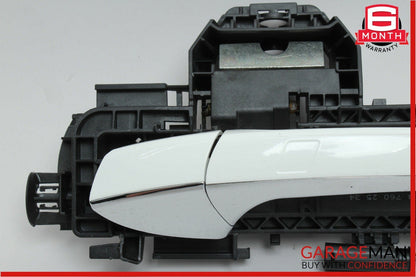 12-14 Mercedes W204 C250 Rear Left Side Keyless Go Exterior Door Handle White