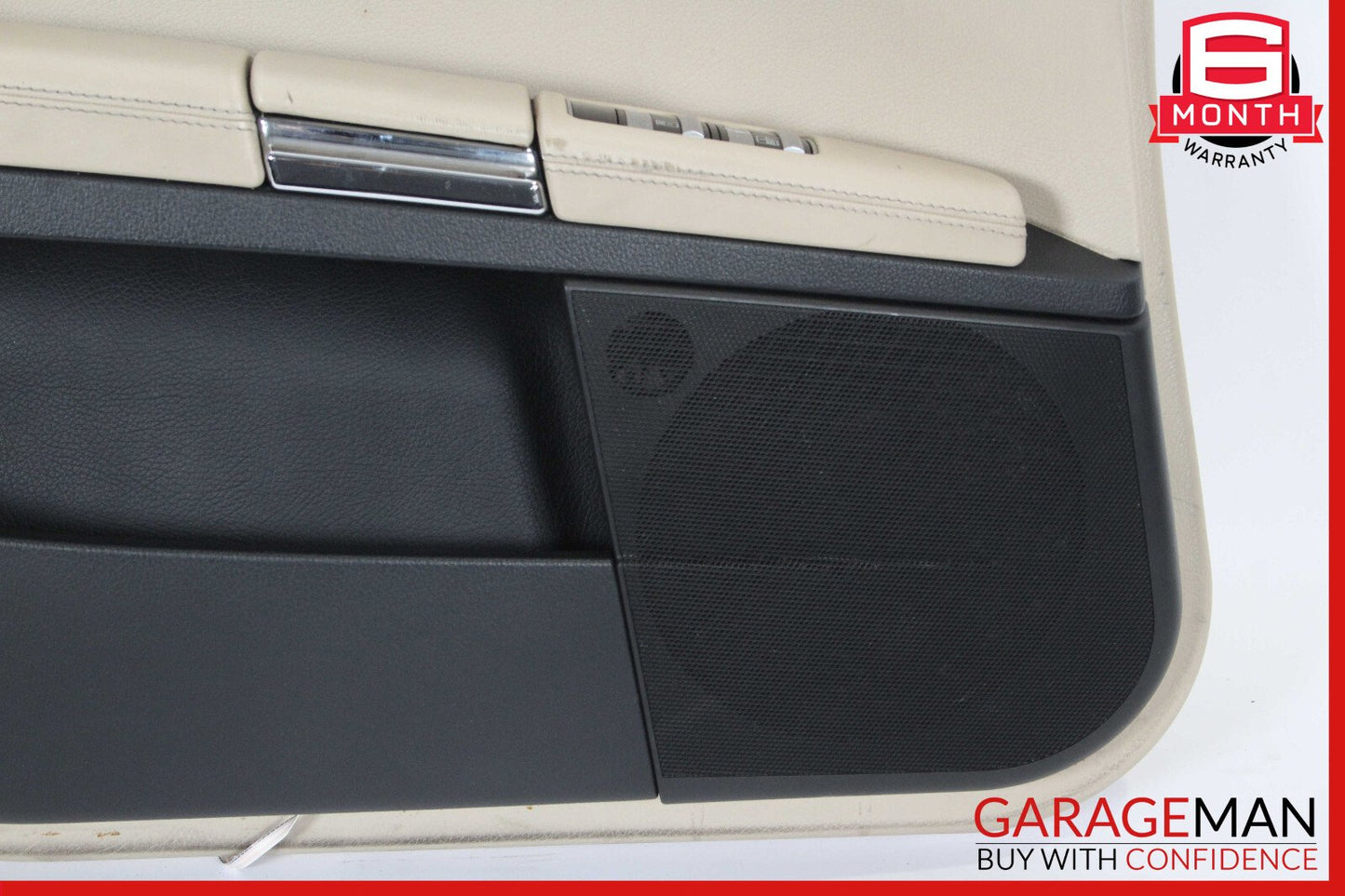 07-09 Mercedes W221 S450 S550 Rear Left Interior Door Panel Cover Brown