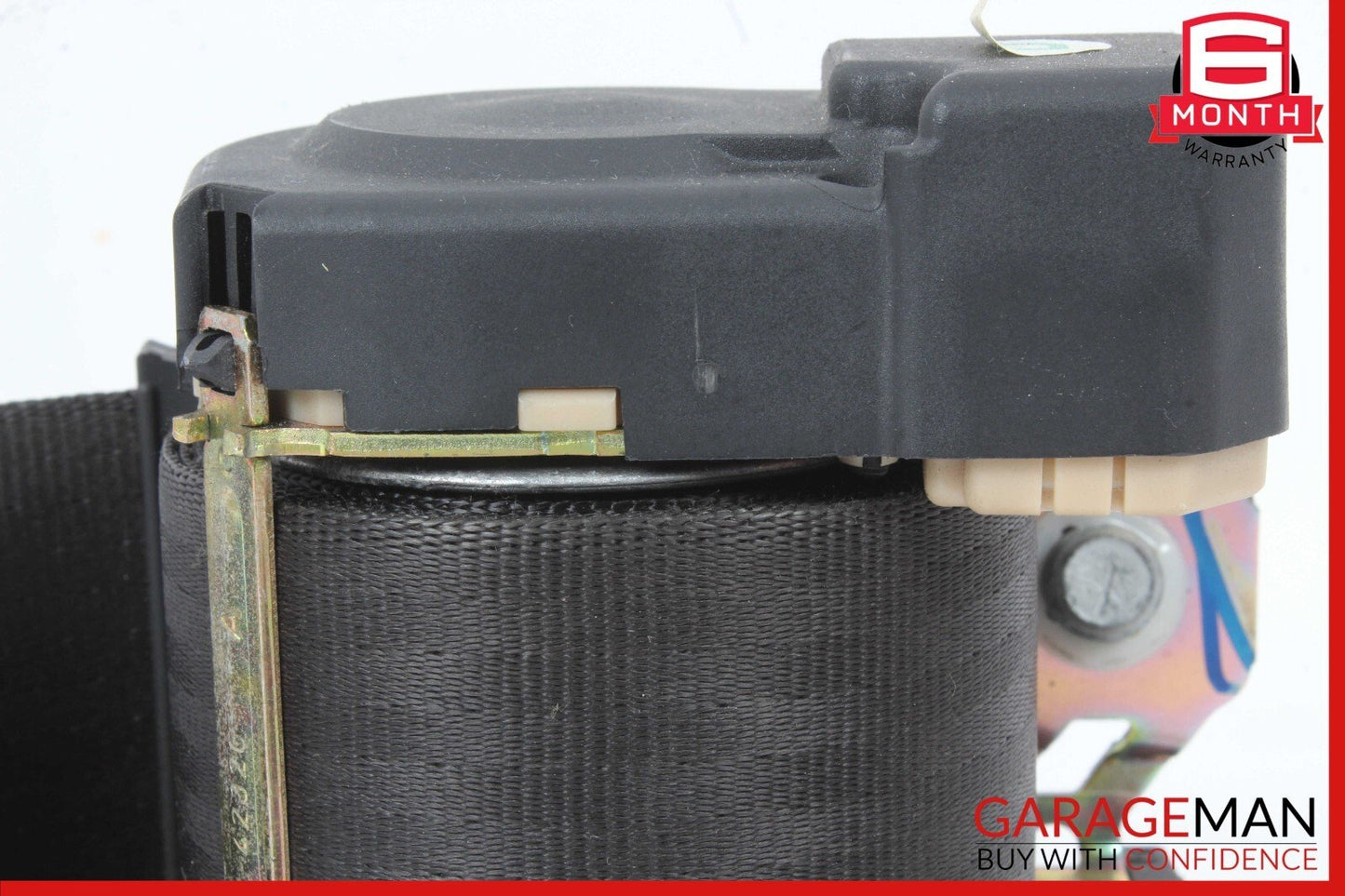 03-08 Maserati Quattroporte M139 Front Left Driver Side Seat Belt Black OEM