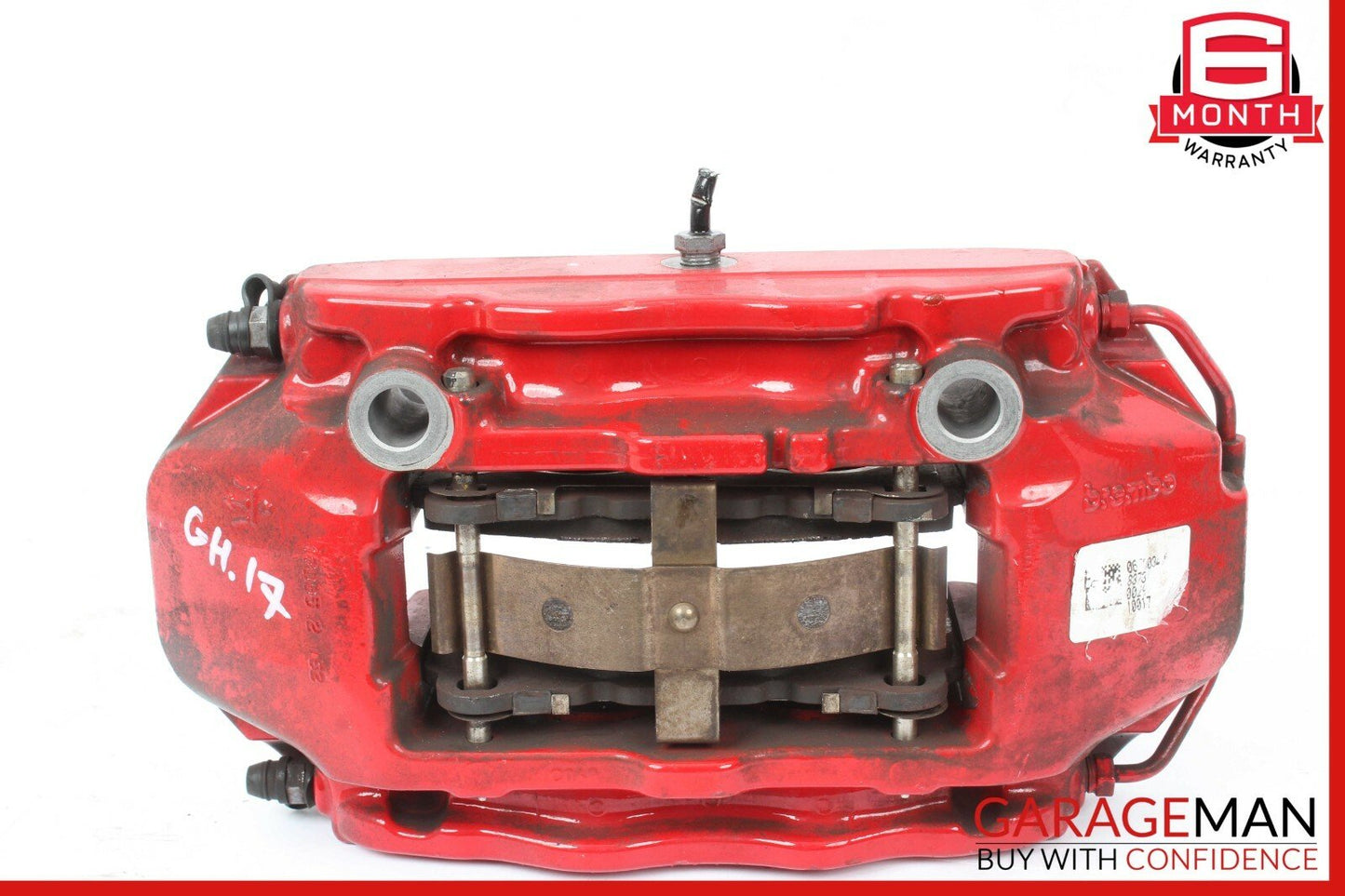 14-17 Maserati Ghibli Front Right & Left Brembo Brake Calipers Set of 2 Pc Red
