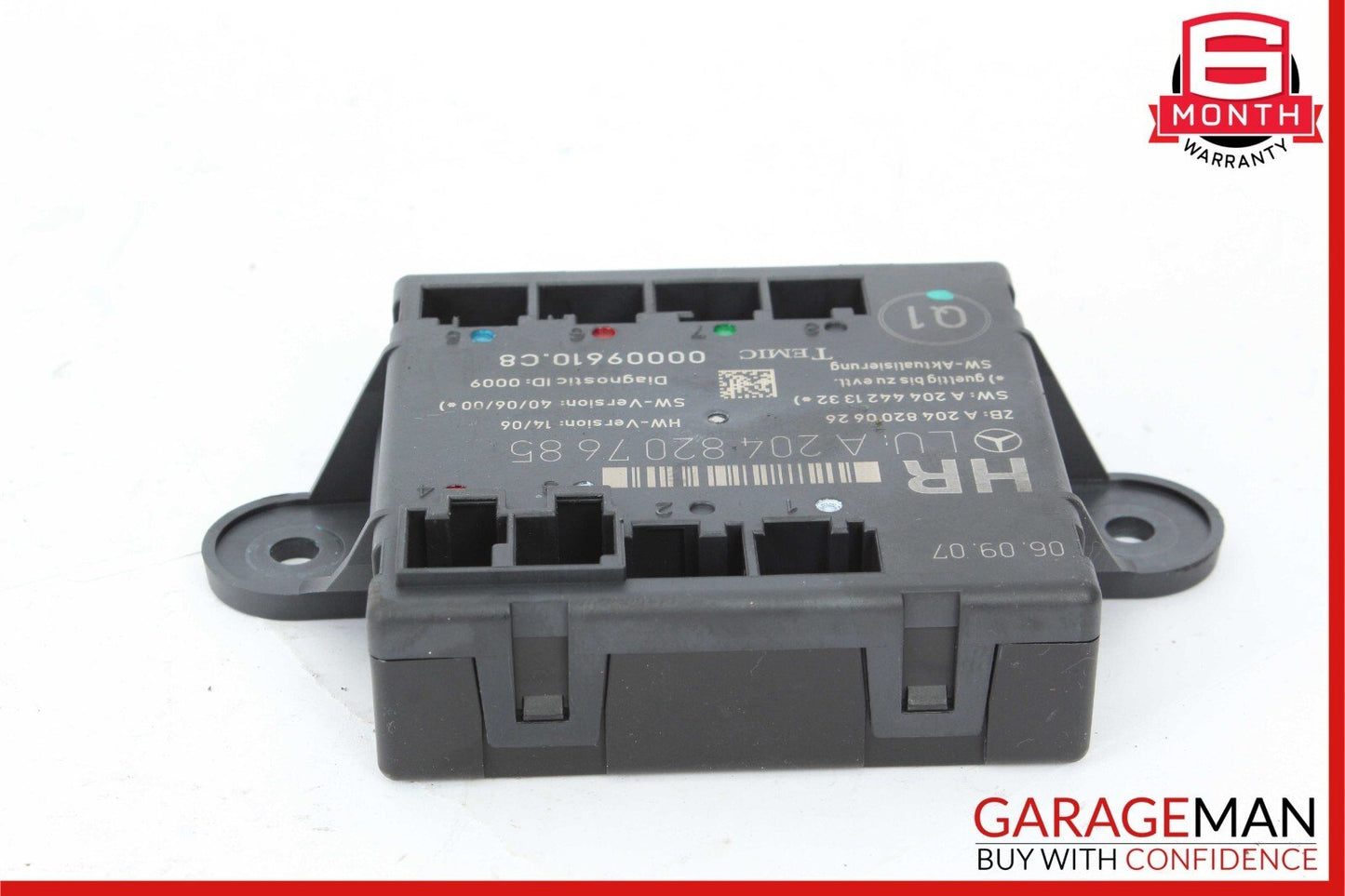 08-18 Mercedes W204 C250 C300 GLK350 Rear Right Side Door Control Module OEM