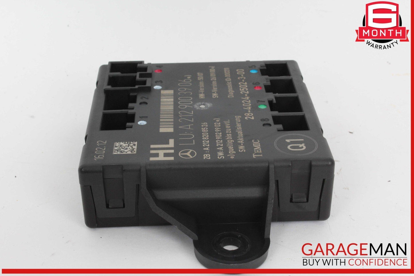 08-18 Mercedes X204 GLK350 4MATIC Rear Left Side Door Control Module OEM