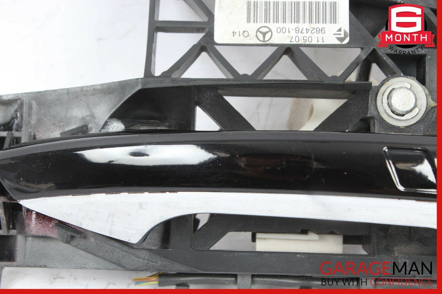07-13 Mercedes W221 S550 Rear Right Exterior Door Handle Keyless Go Black OEM