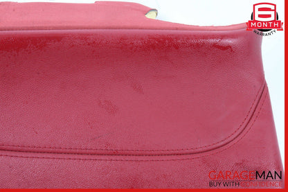 17-22 Alfa Romeo Giulia Rear Right Side Seat Bolster Cushion Red OEM