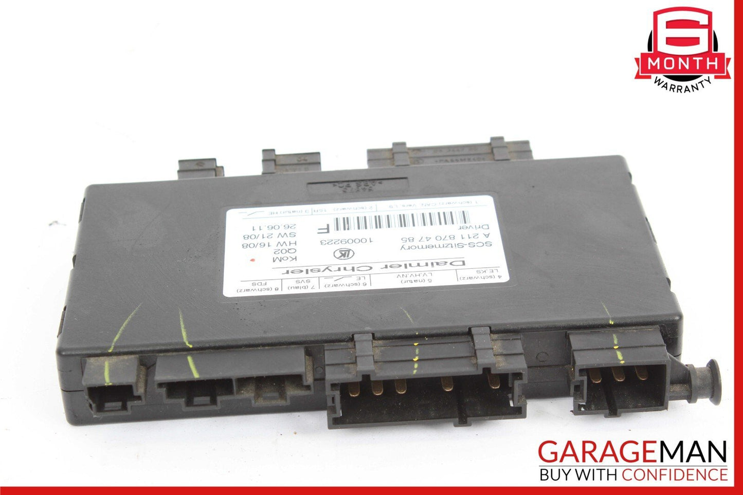 03-12 Mercedes W211 E320 SLK280 GL450 GL550 Front Left Seat Control Module Unit
