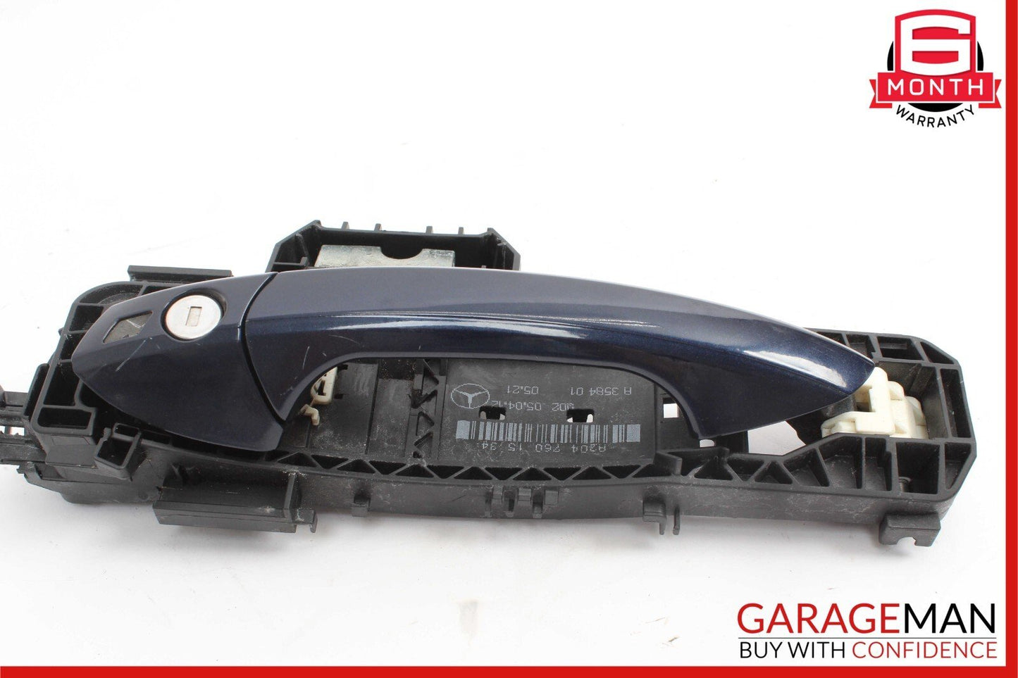 08-14 Mercedes W204 C300 Front Left Side Exterior Door Handle Assembly Gray OEM