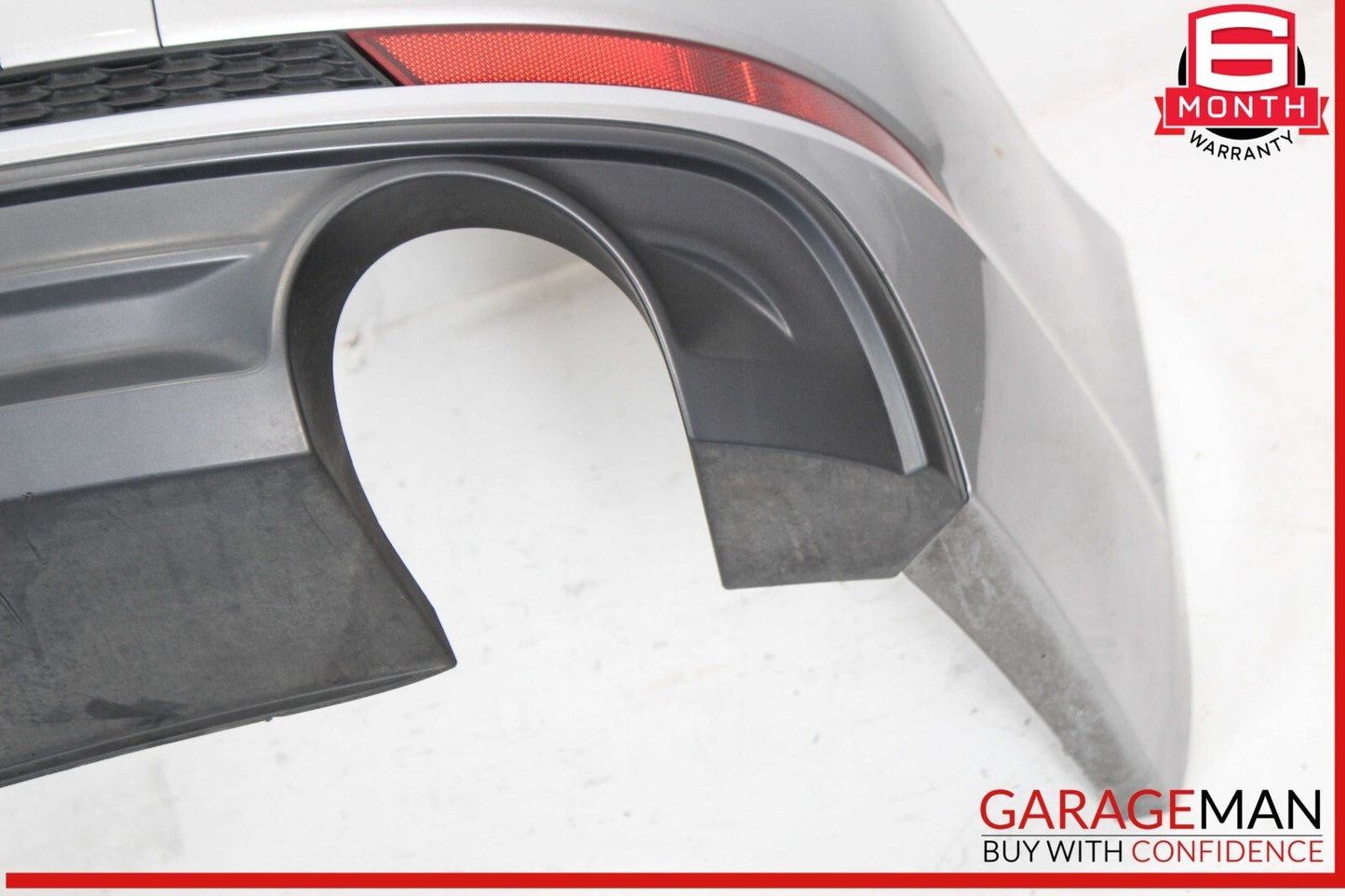 17-19 Audi A4 Rear Bumper Cover Assembly Gray OEM