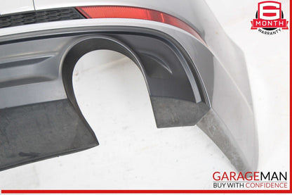 17-19 Audi A4 Rear Bumper Cover Assembly Gray OEM