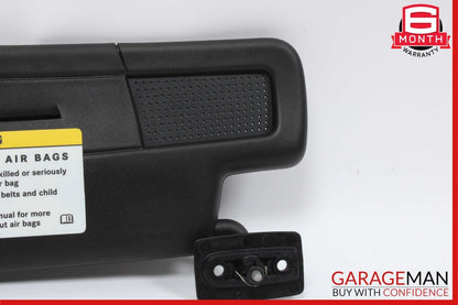 05-11 Mercedes R171 SLK300 Front Right Side Sun Visor Sunvisor Shade Black OEM