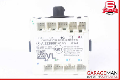 15-18 Mercedes W205 C300 C350e Front Left Side Door Control Module Unit OEM