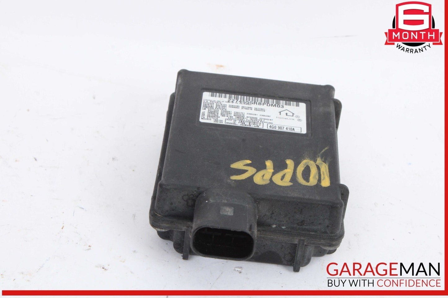 12-18 Audi A8 A4 A6 A7 Garage Door Homelink Control Module Unit 4G0907410A OEM