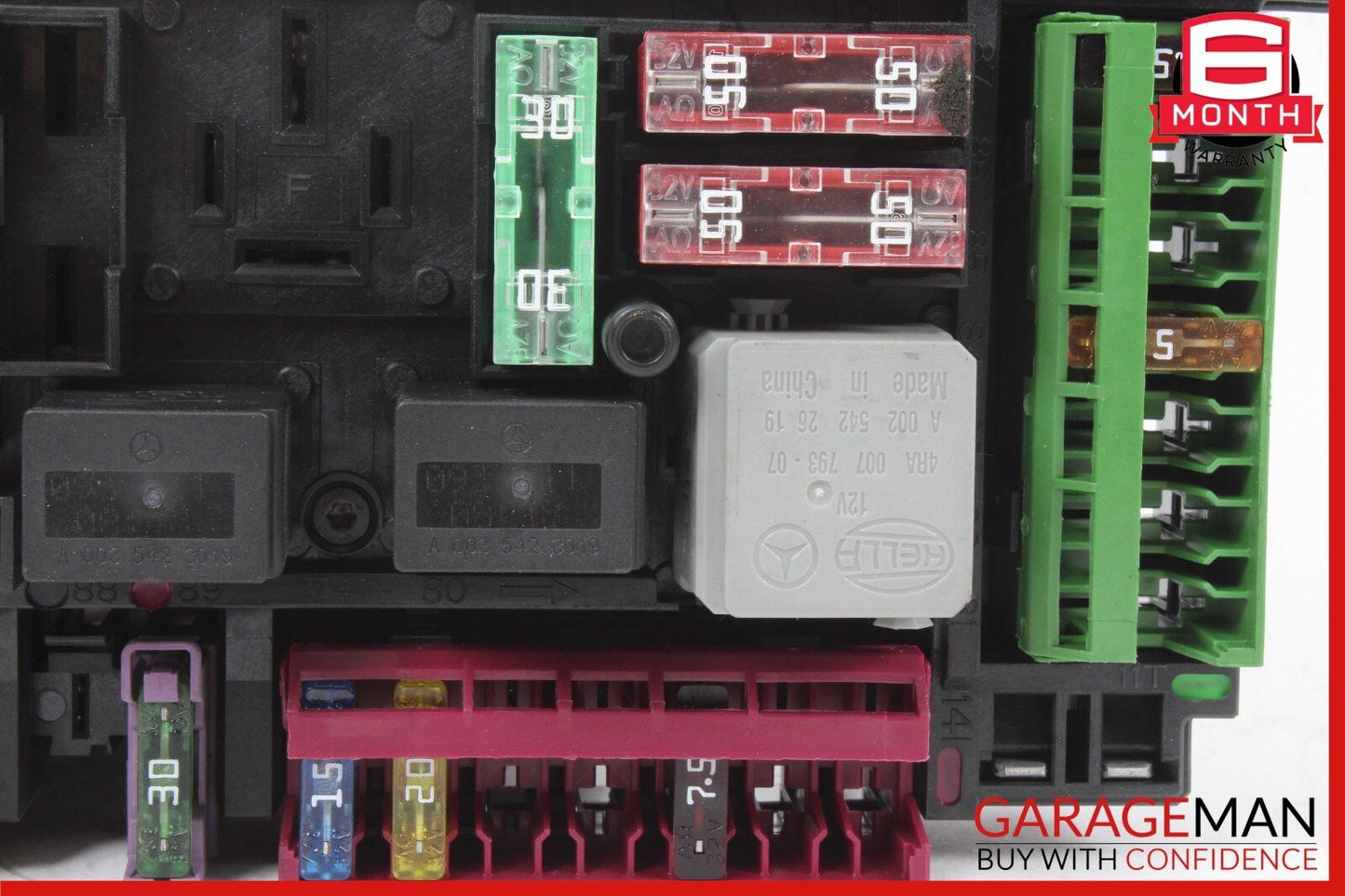 12-16 Mercedes R172 SLK250 Rear Fuse Relay Junction Box Control Module Assy
