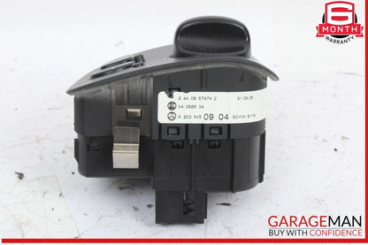 01-09 Mercedes W203 C230 Headlight Headlamp Control Switch Black 2035450904 OEM