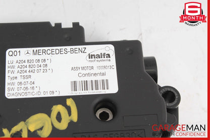 08-15 Mercedes X204 GLK350 C350 Panoramic Sunroof Sun Roof Motor 2048200808 OEM