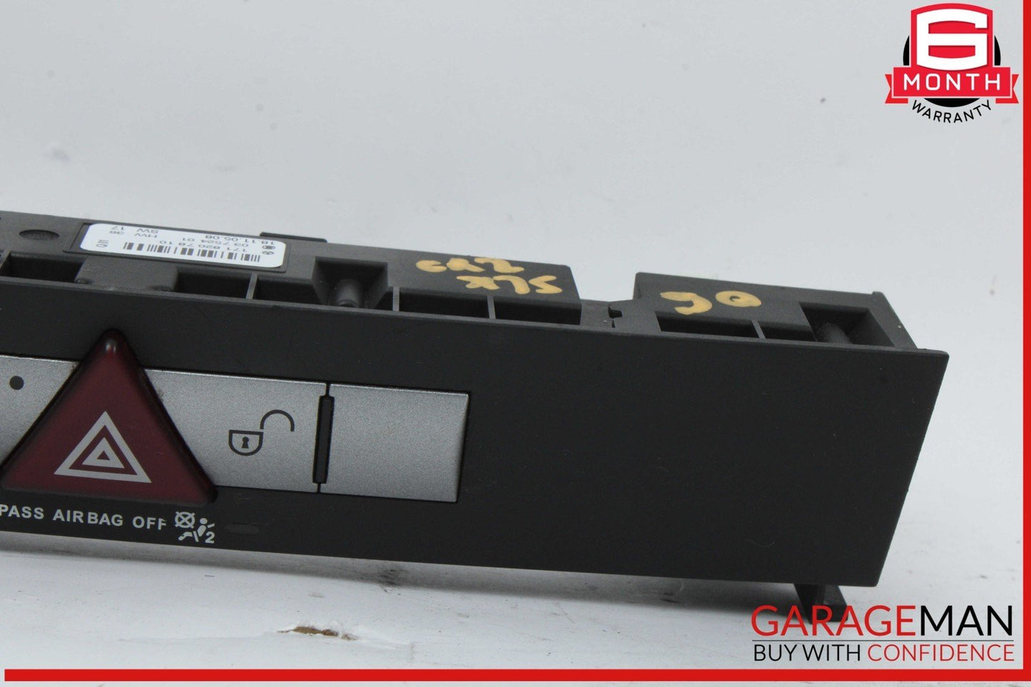 05-08 Mercedes R171 SLK280 SLK350 Door Lock Dash Hazard Light Control Panel OEM