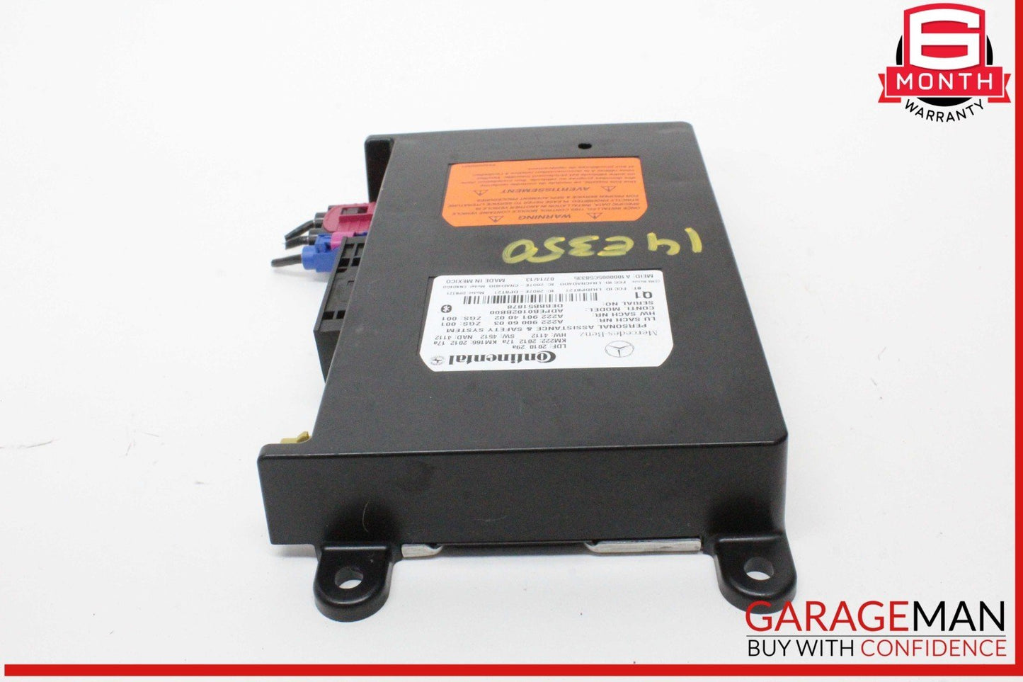 12-15 Mercedes W212 E350 C250 Communication Control Module 2229006003 OEM