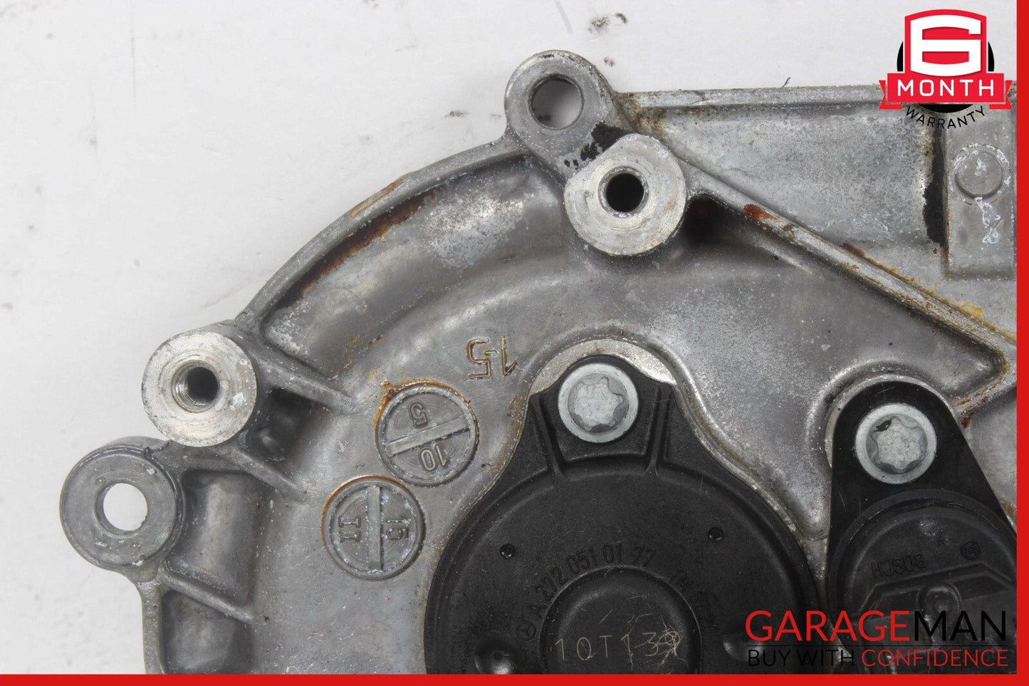Mercedes W212 E350 GL550 Front Left Side Engine Timing Chain Cover Plate OEM