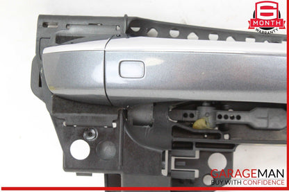 11-18 Audi A8 Front Right Passenger Side Exterior Door Handle Gray 4H0837886 OEM