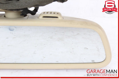 10-16 Mercedes W212 E350 Front Interior Top Upper Rear View Mirror Beige OEM
