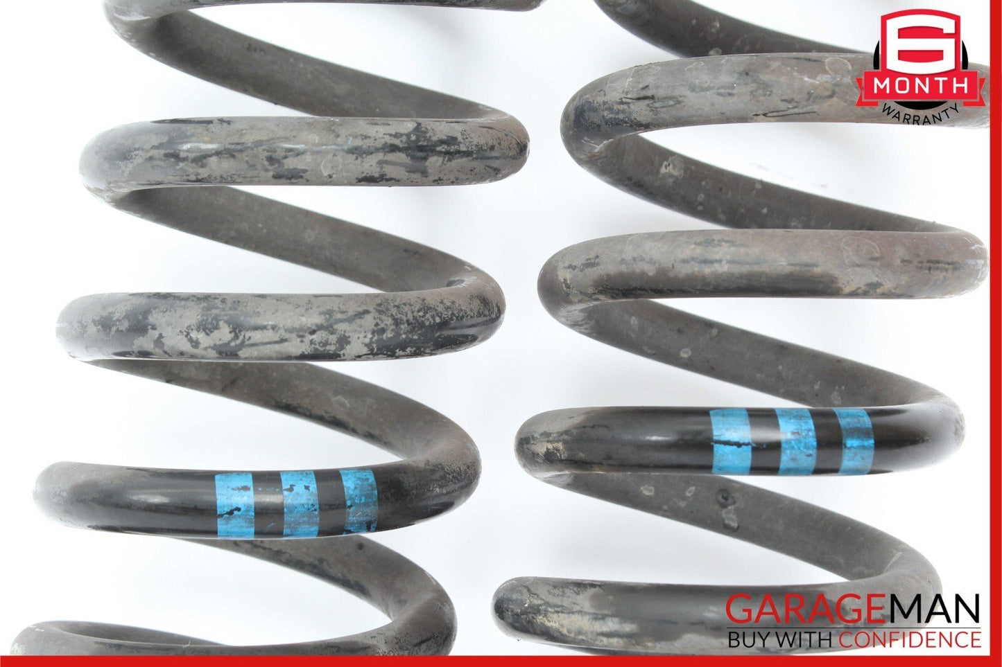 01-07 Mercedes W203 C230 Rear Right & Left Shock Absorber Coil Spring Set of 2