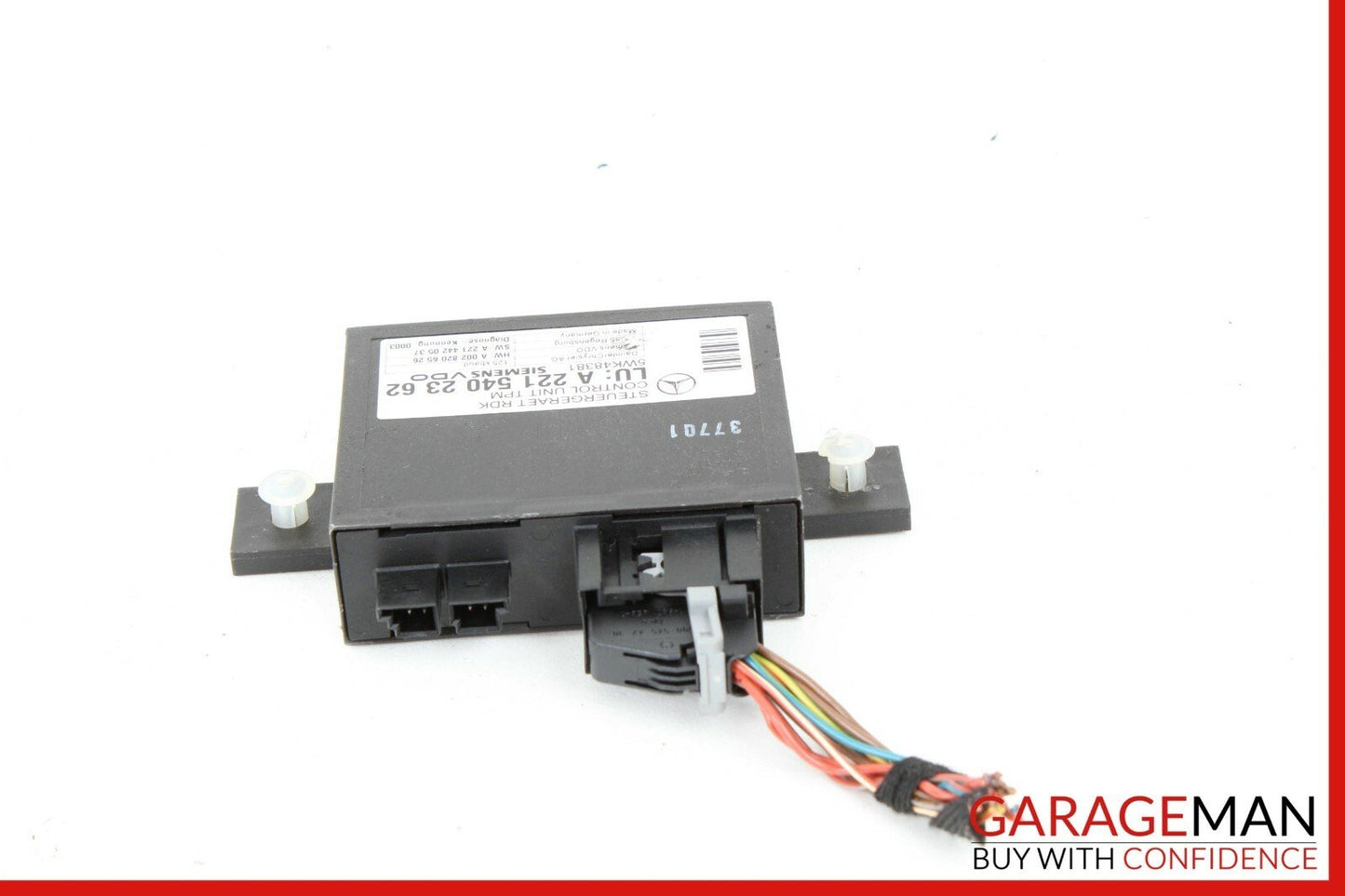 07-13 MERCEDES W216 CL550 S550 TIRE PRESSURE MONITOR MODULE 2215402362 OEM