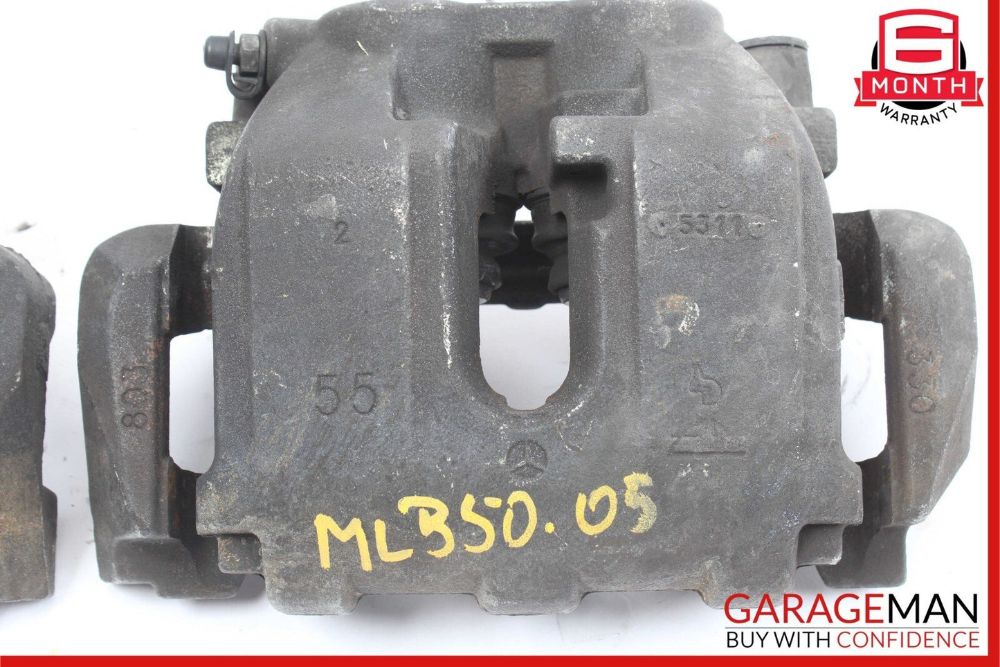 06-12 Mercedes W164 ML350 GL550 R350 Front Brake Calipers Set 1644202383 OEM