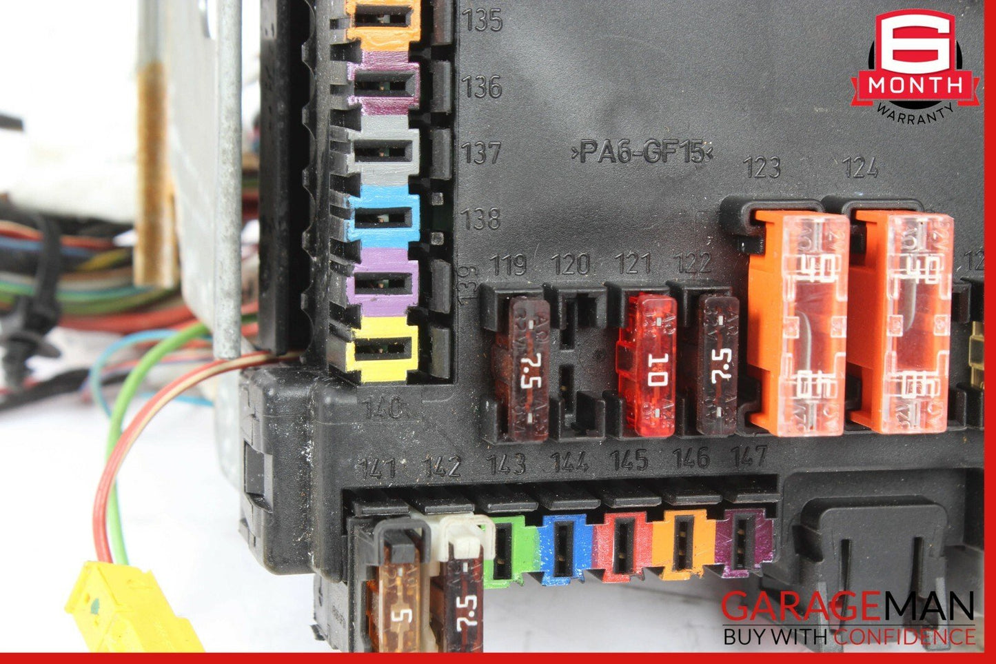 07-09 Mercedes W221 S550 CL550 S63 Rear Trunk SAM Fuse Box Module 2215403550 OEM