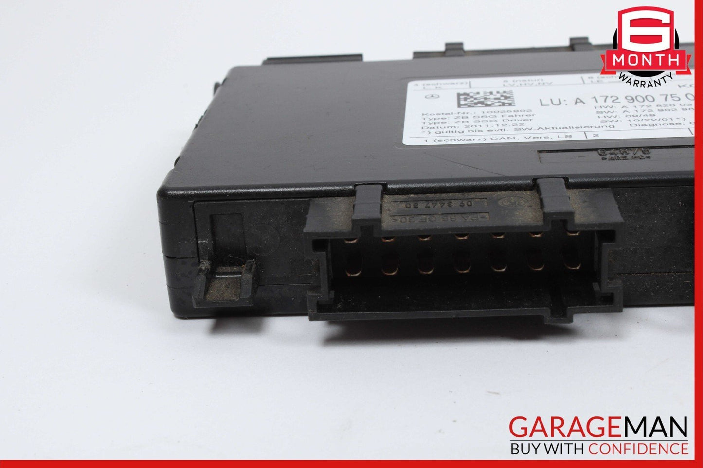 08-18 Mercedes W204 C250 E350 Seat Control Module Front Left Driver Side OEM