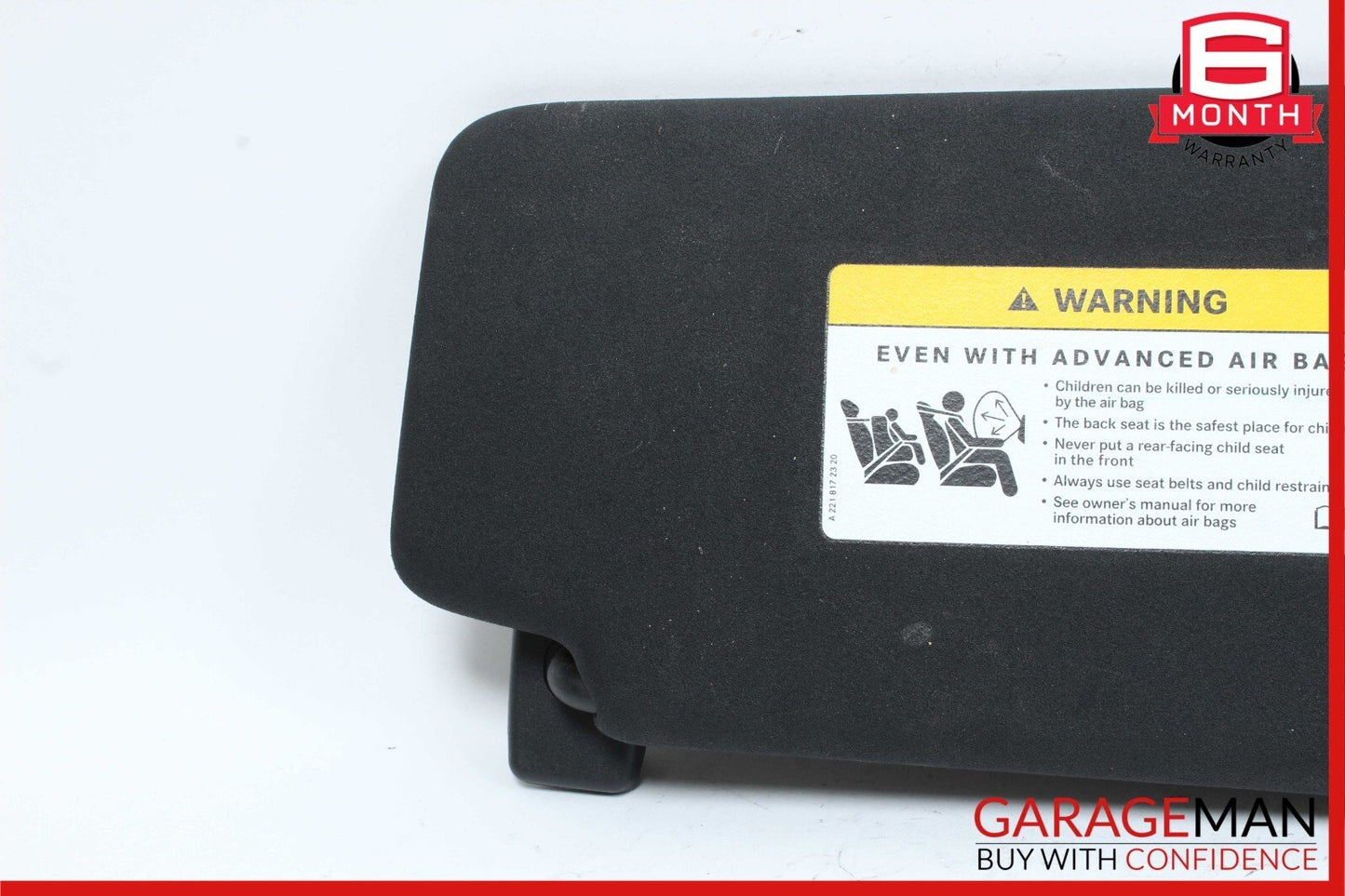 08-14 Mercedes W204 C300 C250 C280 Front Left Side Sun Visor Sunvisor Shade OEM