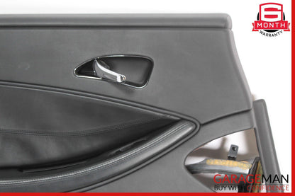 06-11 Mercedes W219 CLS63 CLS55 AMG Rear Left Interior Door Panel Black OEM