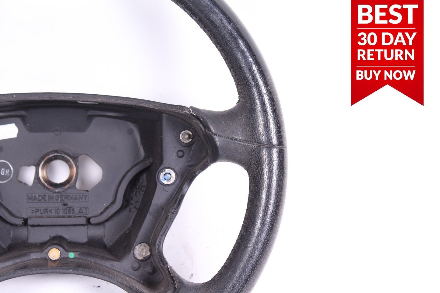 03-09 Mercedes W209 CLK350 4 Spoke Drivers Steering Wheel Assembly Black A81 OEM