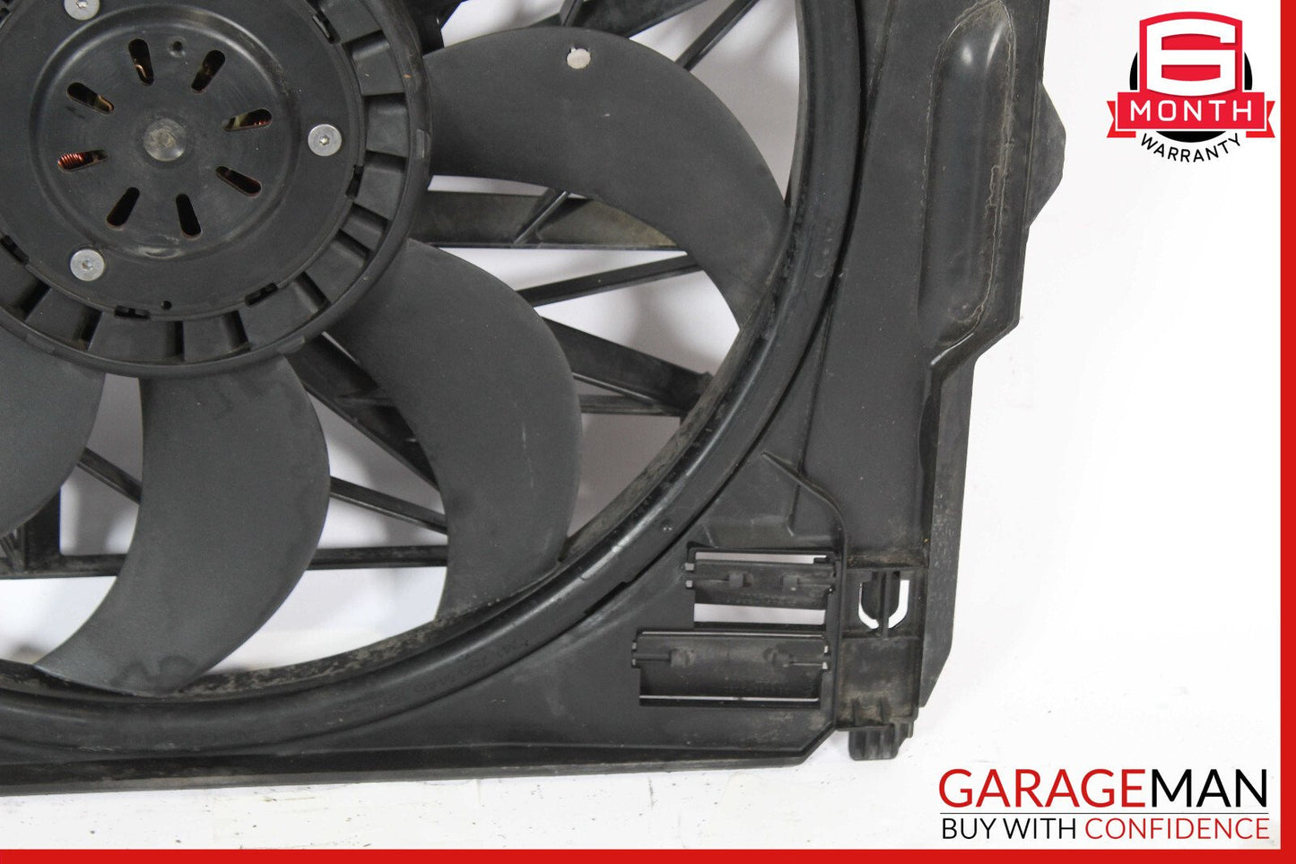 09-19 BMW 550i Engine Motor Cooling Fan Shroud OEM