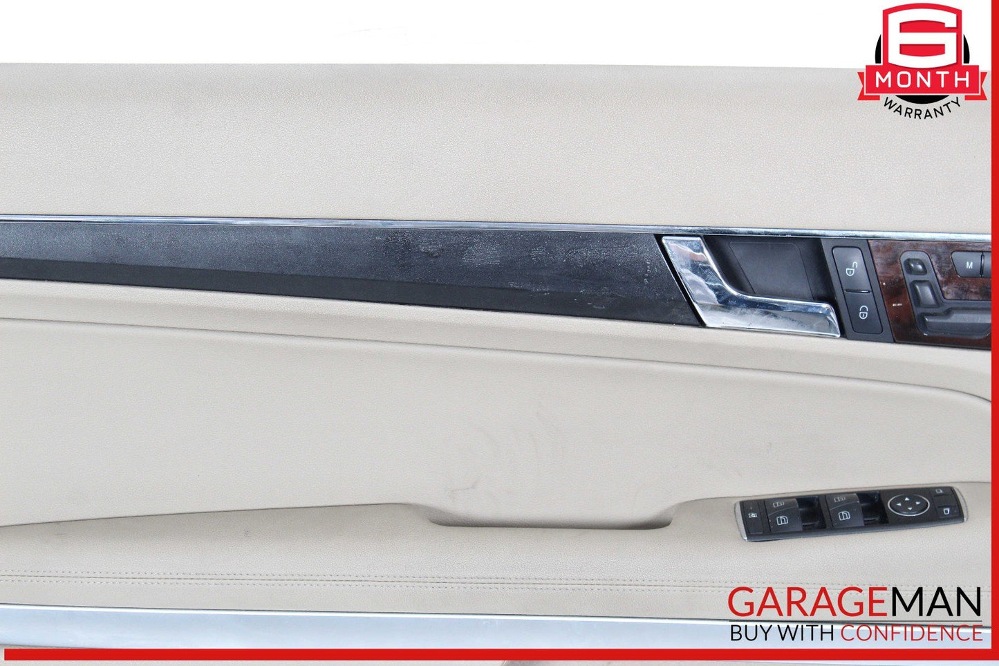 10-17 Mercedes W207 E350 Coupe Front Left Interior Door Panel Trim Assembly OEM